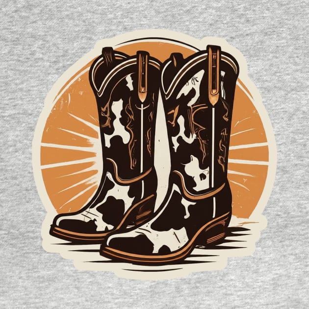 Western Boots by WolfeTEES